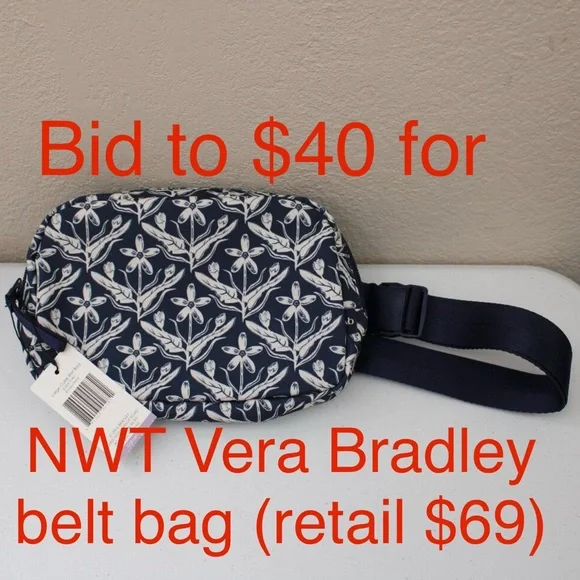 Tree Hut & Marc Jacobs Bundle Bid to $40 for Vera Bradley Belt Bag - Picture 2 of 5